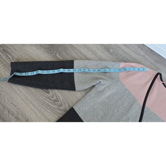 Womans Charter club color block opened sweater cartridge zip pockets sz L - Picture 8 of 8